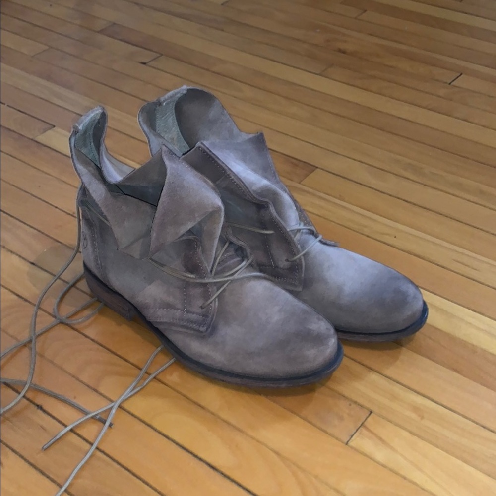 Suede Combat Boots (worn once)!